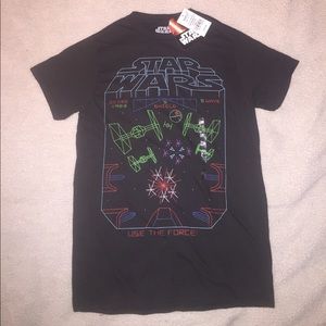 Black Star Wars Use The Force T-Shirt