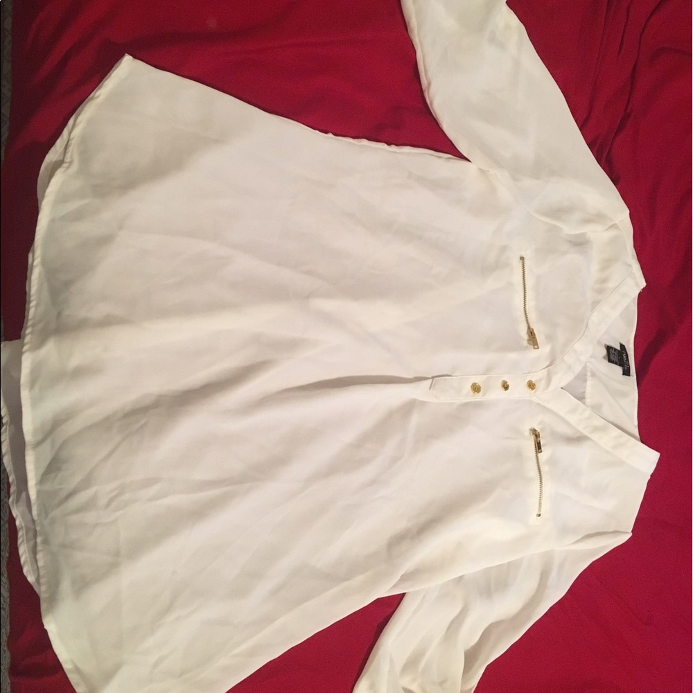 Silk White Top