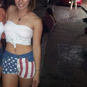 Minimal White Strapless Top