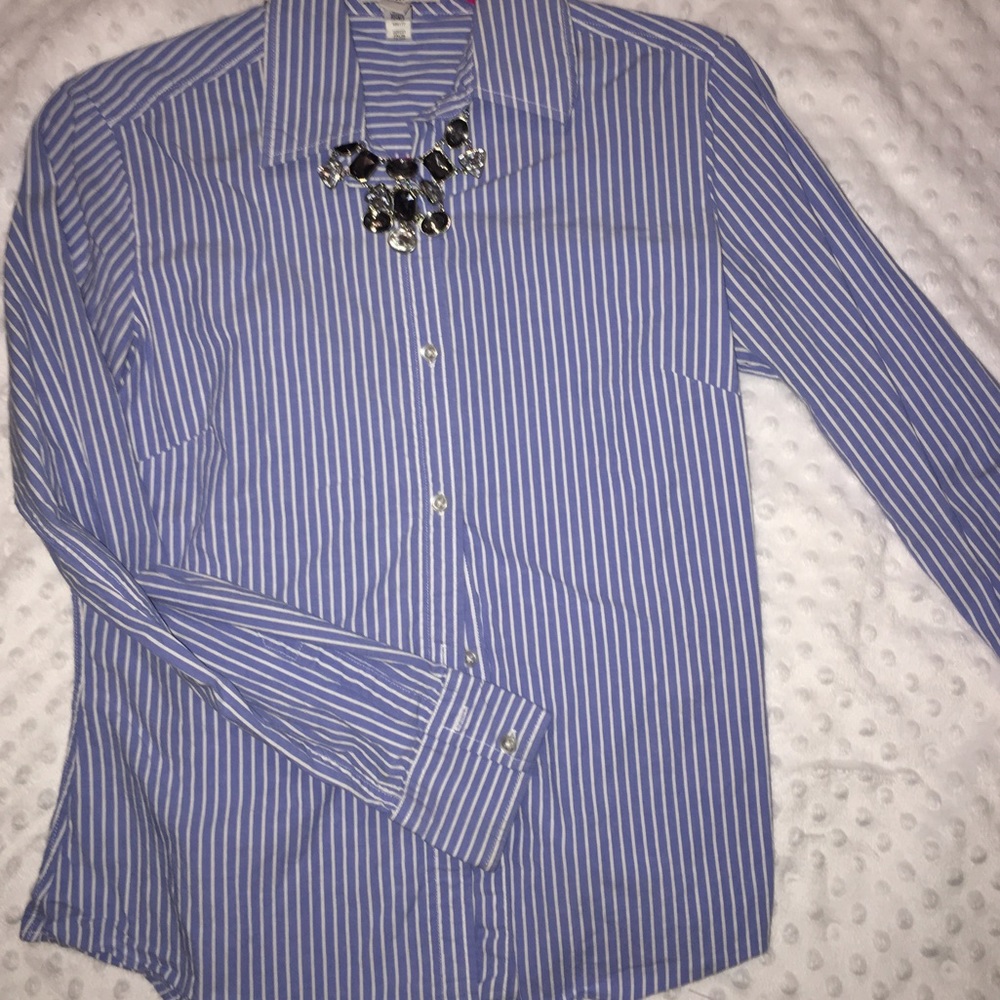 Gap Striped Button-Up