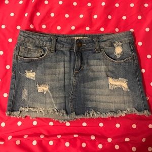 Cute Denim Mini Skirt