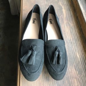 Black suede dress shoes