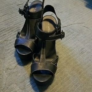 Via spiga wedges leather stylish !