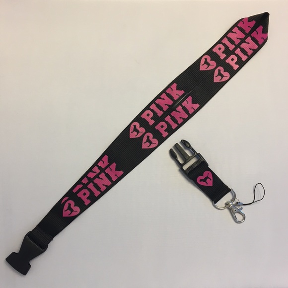 PINK Victoria's Secret | Accessories | 6one New Love Pink Dog Lanyard ...