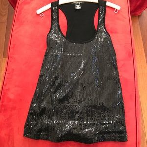Sequined tank