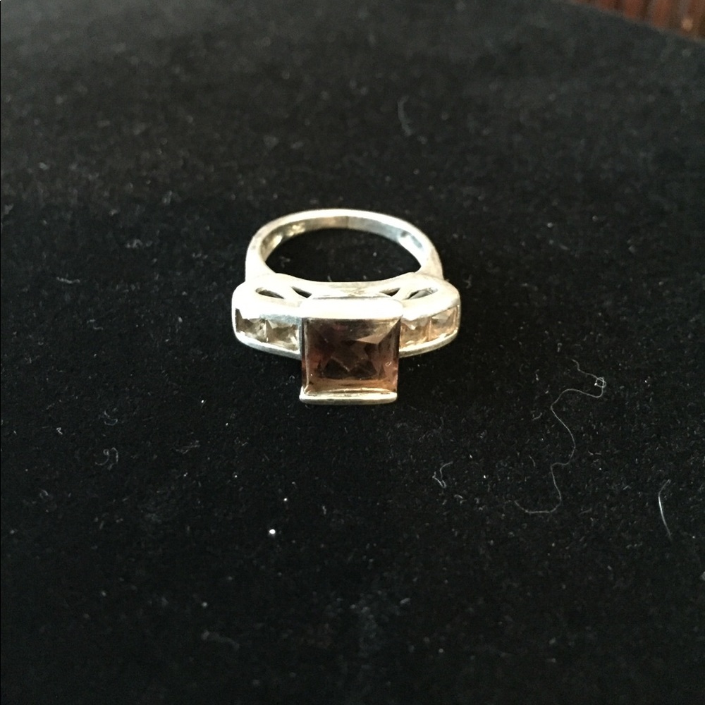 Beautiful Topaz Sterling Silver Ring