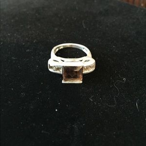 Beautiful Topaz Sterling Silver Ring