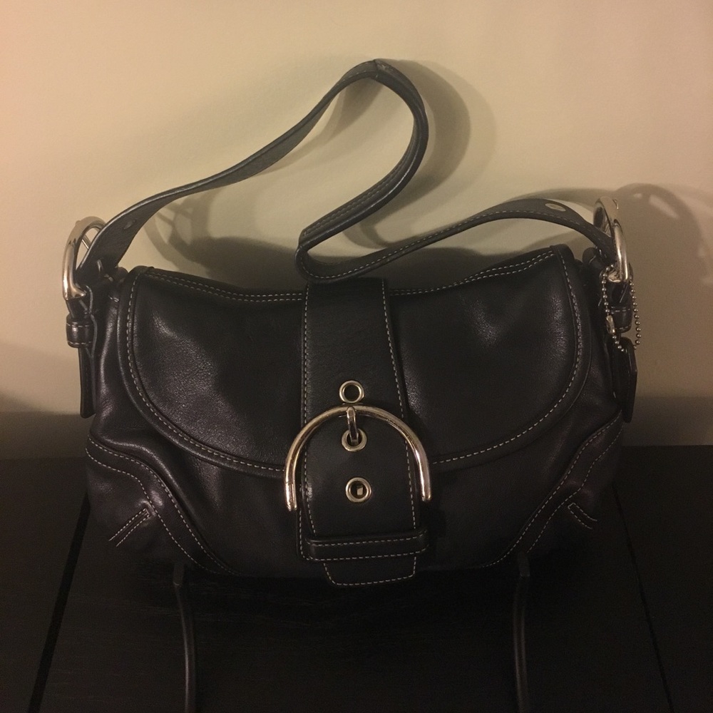 Coach small shoulder bag with buckle