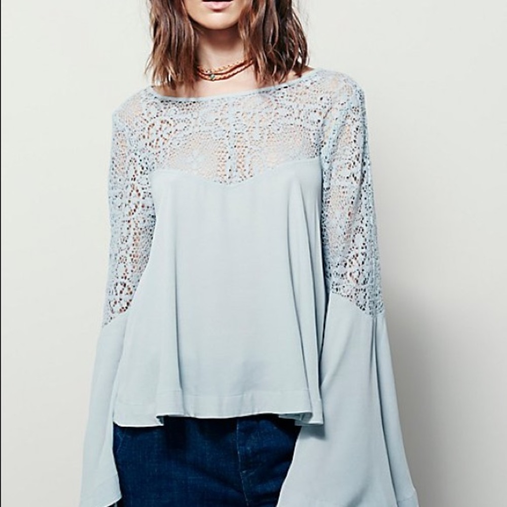 Free People boho blouse!!