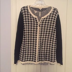 Talbot's Houndstooth twinset, both pieces! A deal!