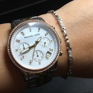 🔥Solid 14k White Gold Bracelet w/CZ🔥