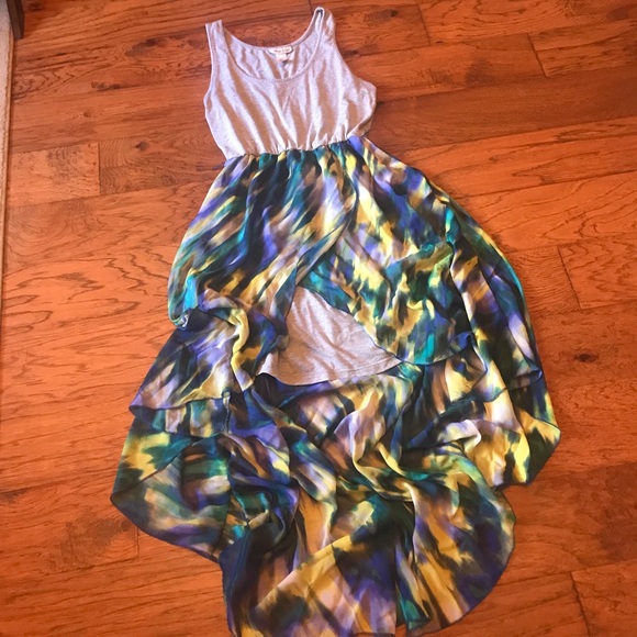 HOST PICK High Low Peekaboo Dress W/Hidden Skirt - Picture 1 of 8