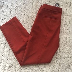 Express Columnist Ankle Pants, Rust 6R NWT