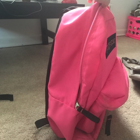 Jansport book bag hot pink - Picture 2 of 4