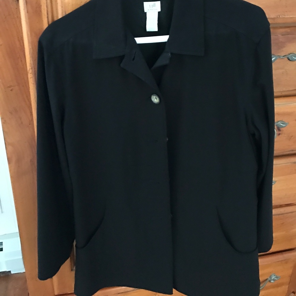 J. Jill coat, great with a dress!