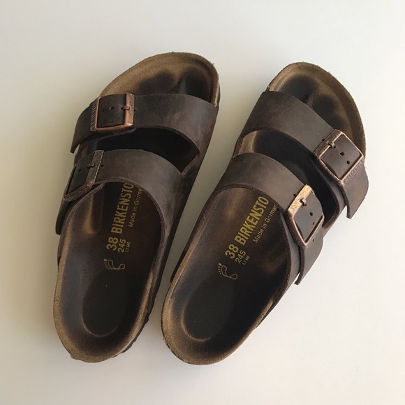 arizona oiled leather habana birkenstock