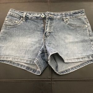 Stretch denim shorts one tough the brand