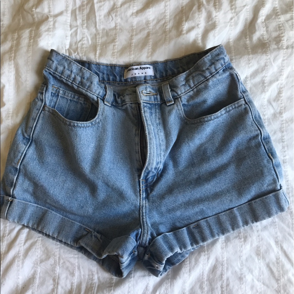 American Apparel High Waisted Shorts