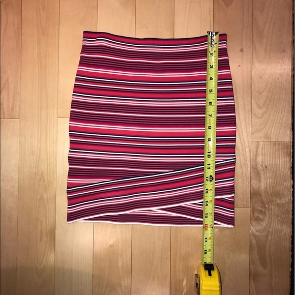 Striped Bandage Bodysuit and Tiered Maxi Skirt Set