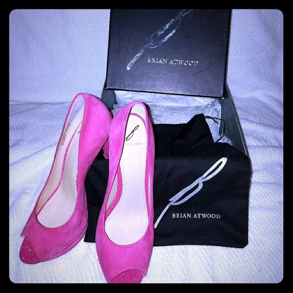 Brian Atwood Hot Pink shoes