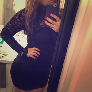SOLD! Black Victoria Secret lace dress SOLD!