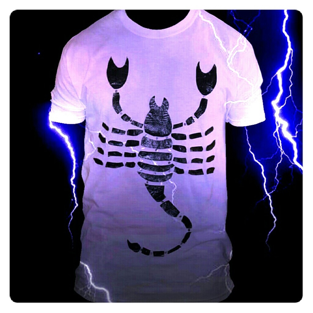 T-shirt Scorpio body design for men and women