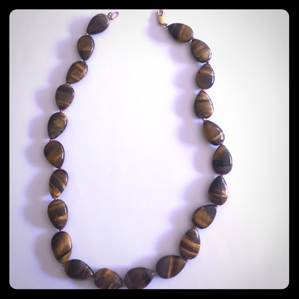 16 inch strand of genuine Tigers eye