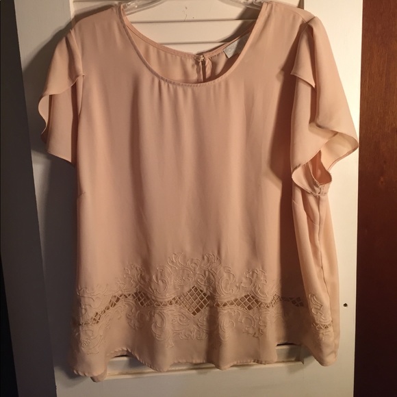 Charlotte Russe Tops - Cream colored Blouse