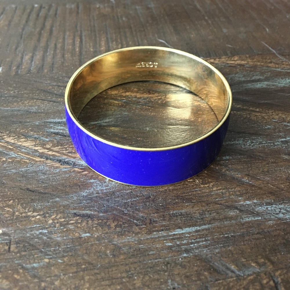 J. Crew Blue Statement Bangle