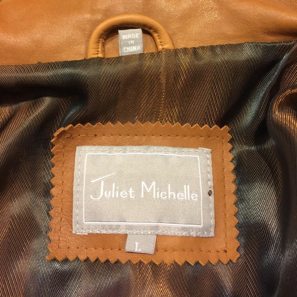 Calf skin leather jacket stitch detail