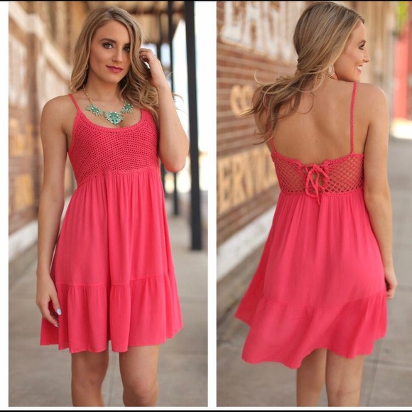 Infinity Raine Dresses & Skirts - ‼️MOVING SALE‼️ Coral Sundress- Price Firm