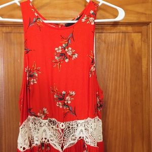 🌹 MINKPINK Floral and Lace Insert Romper 🌹