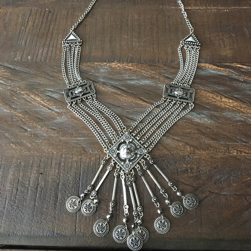 Silver Statement Necklace