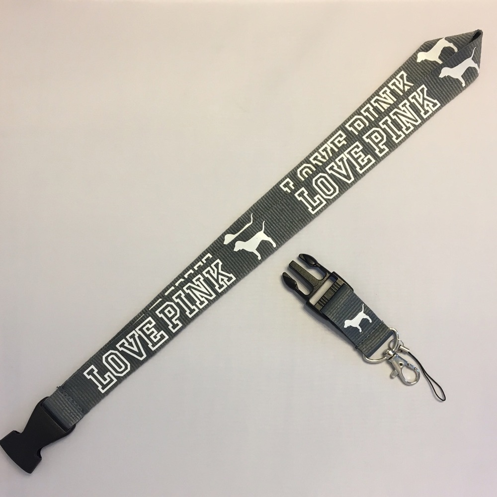 $6💋One • New • Love Pink • Dog • Lanyard