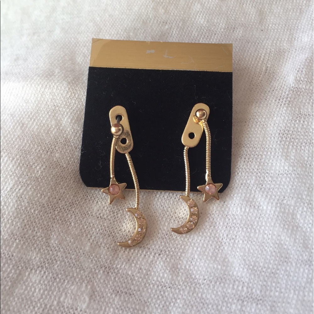 Star and Moon Earrings