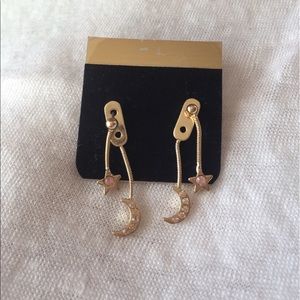 Star and Moon Earrings