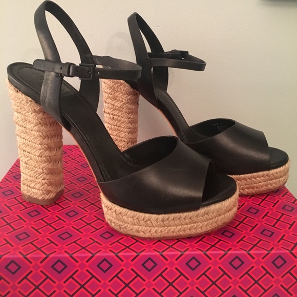Tory Burch Shoes - Tory Burch Solana Platform Espadrilles Sandals