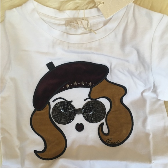 Gucci top and Burberry shorts kids outfit