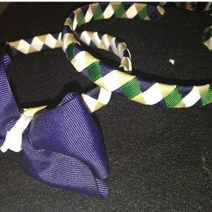 School headbands and bow sets