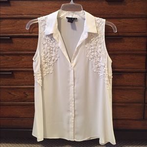 White tank by Aqua- Small