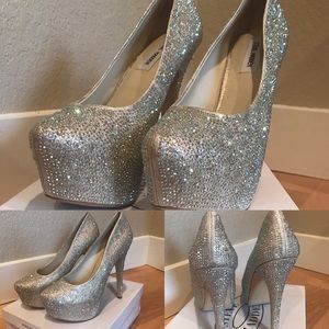 Steve Madden Platform Deeva Champagne Multi