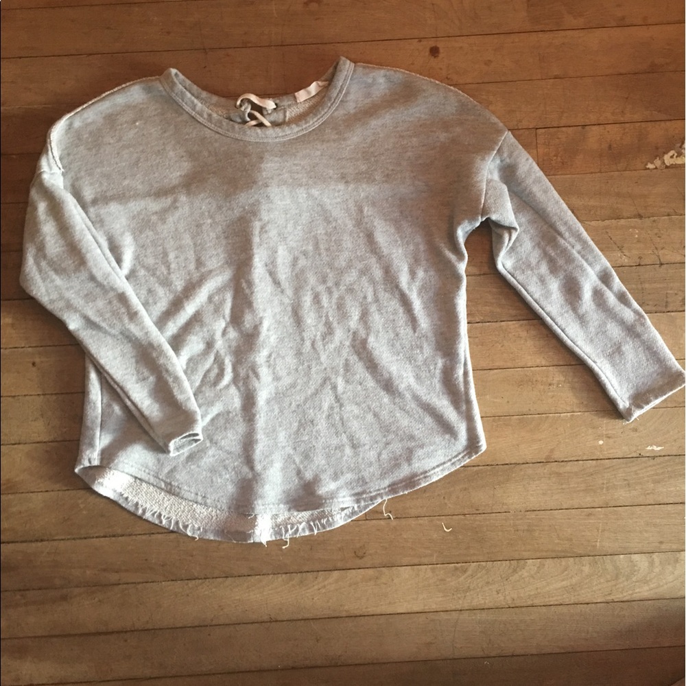 Jersey crop top Lace back