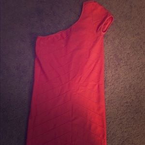 Bebe bodycon Peach Dress