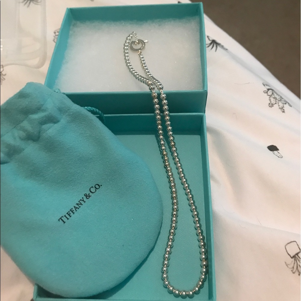 Tiffany and co necklace sterling silver