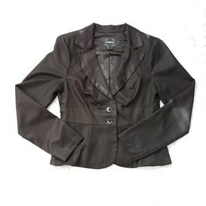 My Michelle Cropped Tuxedo Jacket