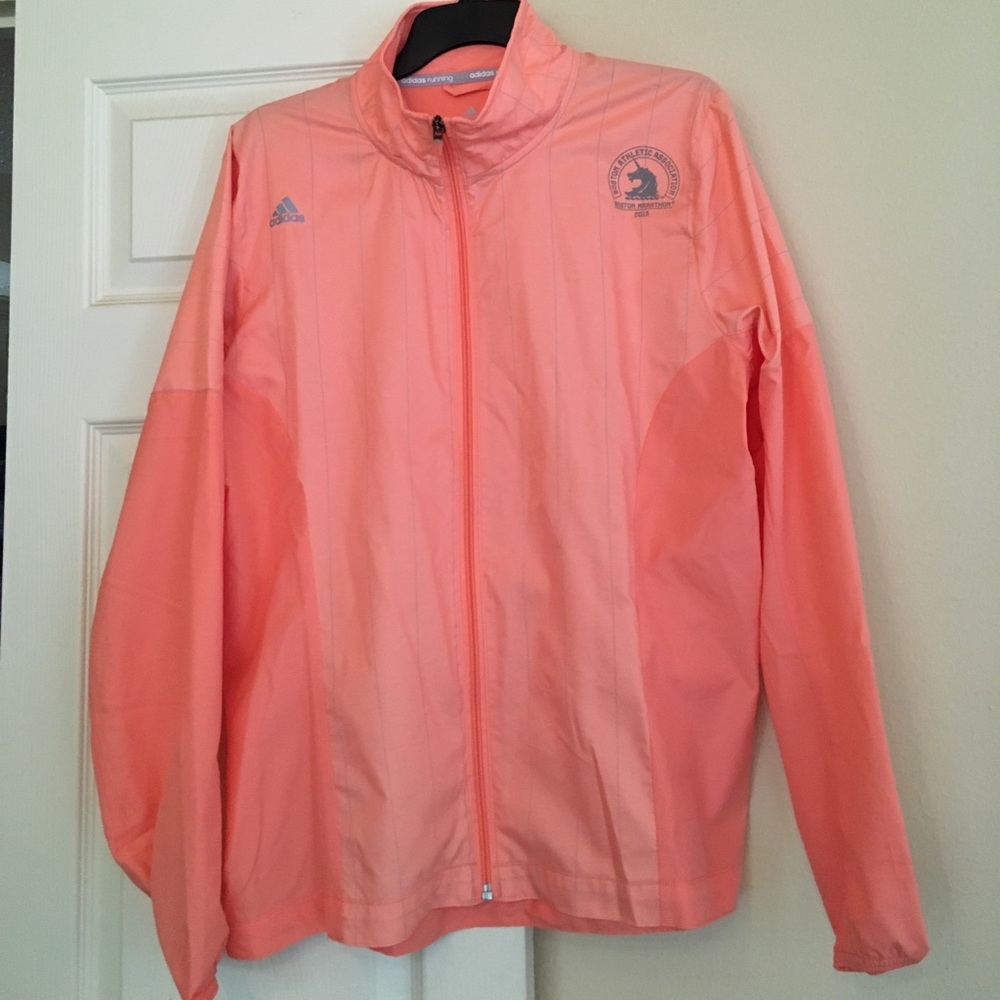 Boston marathon 2015 adidas supernova rain jacket