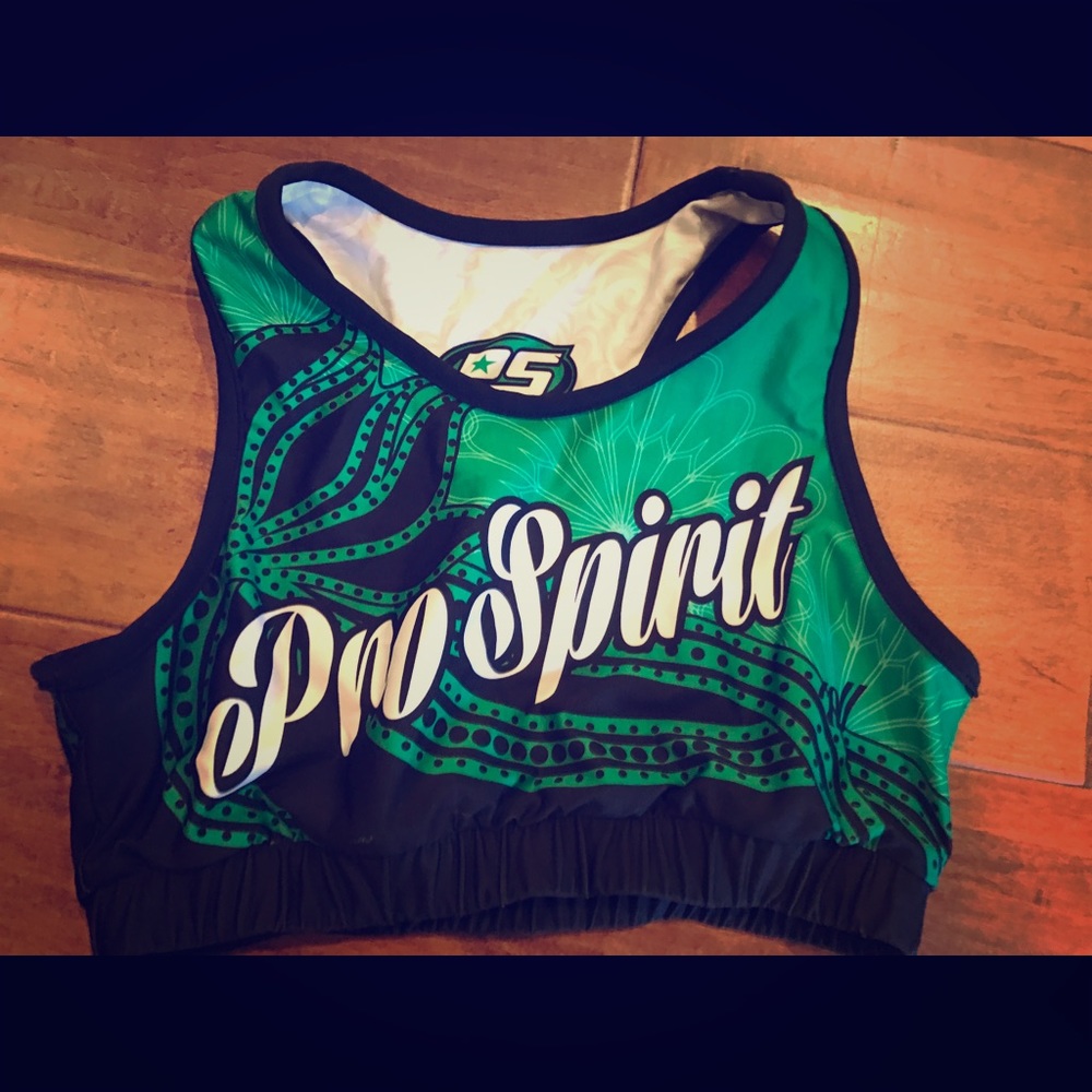 Reversible Pro Spirit Varsity sports bra Cheer