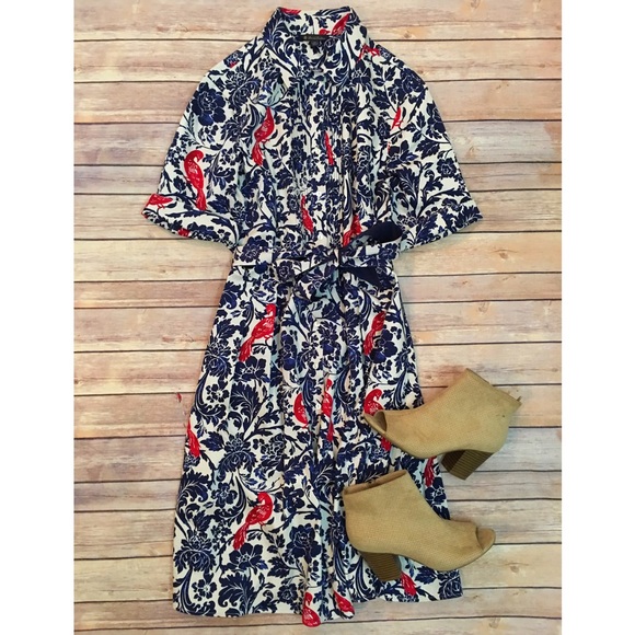 Brooks Brothers Dresses & Skirts - вяσσкѕ вяσтнєяѕ - Peacock Button Up Dress