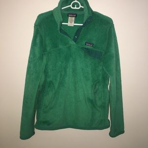 Green Patagonia Snap T Fleece Pullover Women's