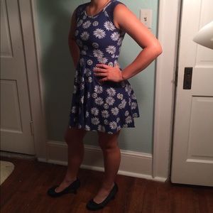Blue daisy dress
